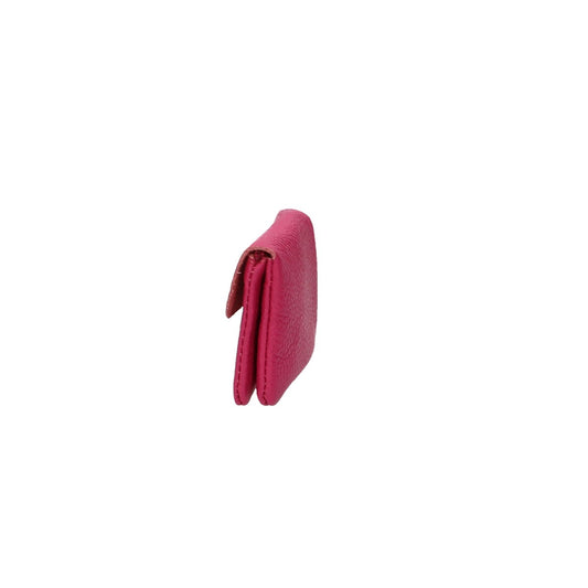 Minibörse in Pink aus Leder