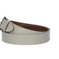 Damengürtel 35mm in Creme|Beige mit Dornschließe in Hufeisenform