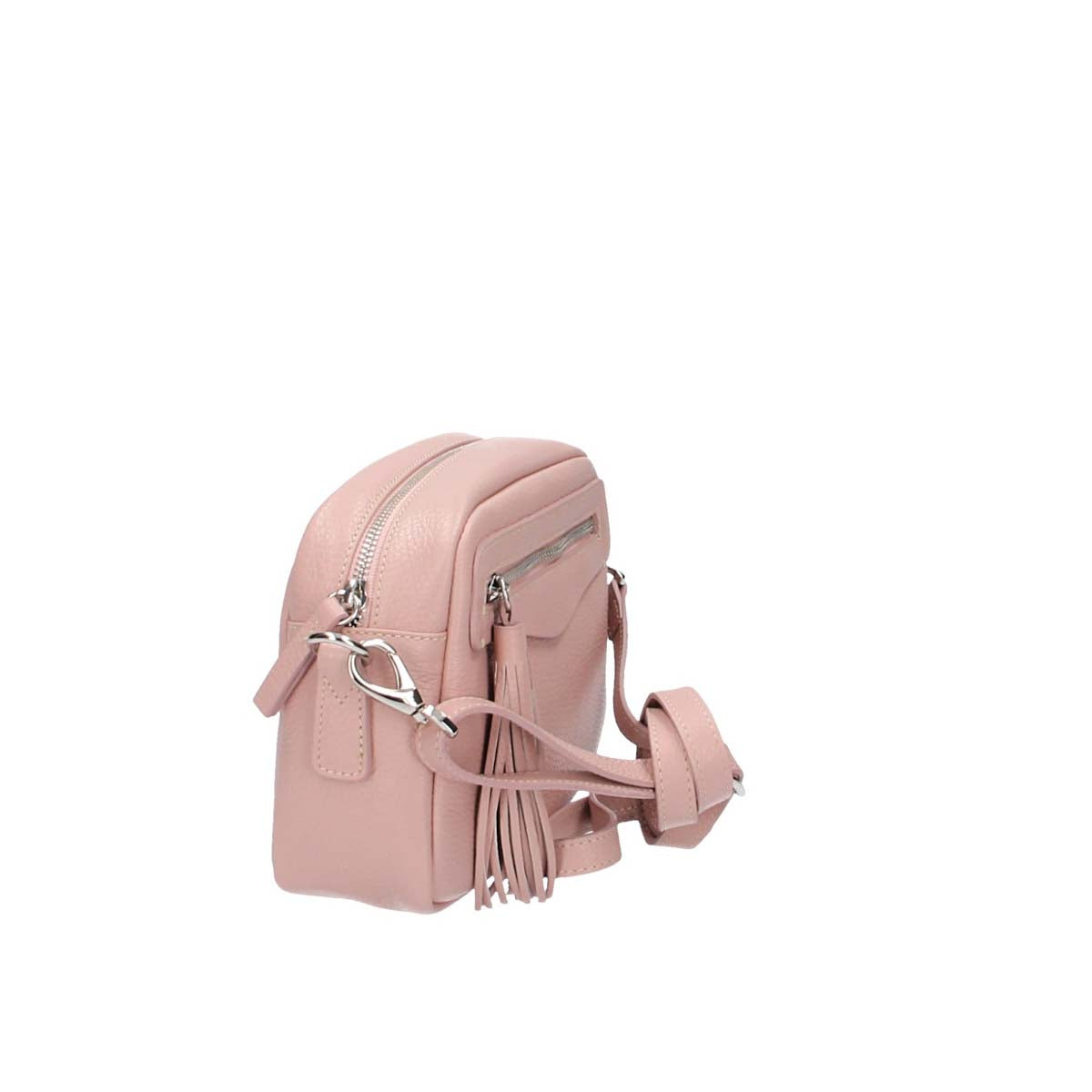 Umhängetasche in Rosa aus Leder