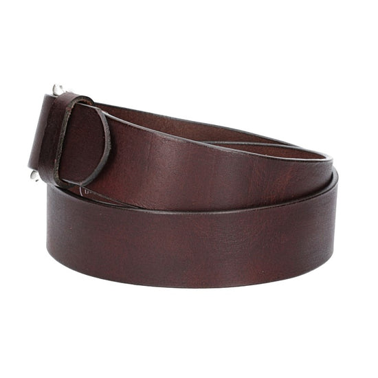 Ledergürtel Rot|Bordeaux 40mm mit Dornschließe in Silber - leder-accessoires.com