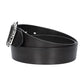 Ledergürtel in Schwarz 40mm mit Schmuck-Vollschließe
