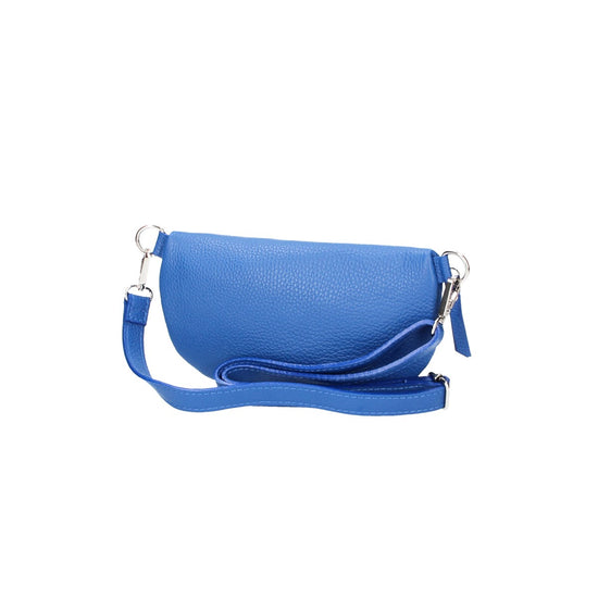 Bodybag|Gürteltasche klein in Royalblau Leder - leder-accessoires.com