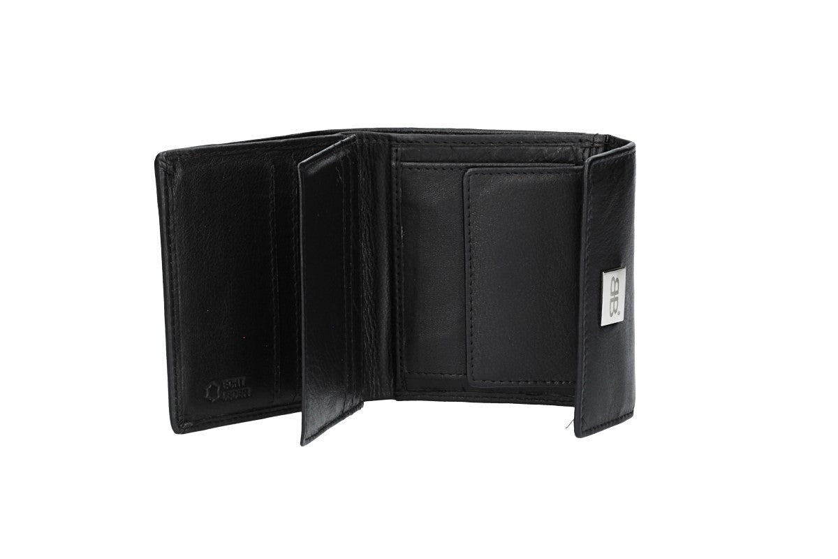 Geldbörse in Schwarz aus Leder
