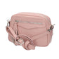 Umhängetasche in Rosa aus Leder