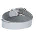 Ledergürtel Kids 25mm in Weiss mit Schließe in Silber