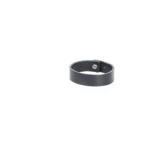 Armband Schwarz aus Leder - leder-accessoires.com
