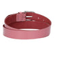 Ledergürtel 30mm in Rosa mit Dornschließe in Silber