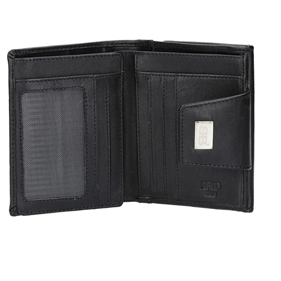 Geldbörse|Wiener Schachtel in Schwarz aus Leder - leder-accessoires.com