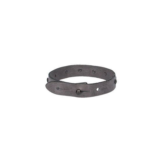 Armband mit Swarovski in Grau|Taupe aus Leder - leder-accessoires.com