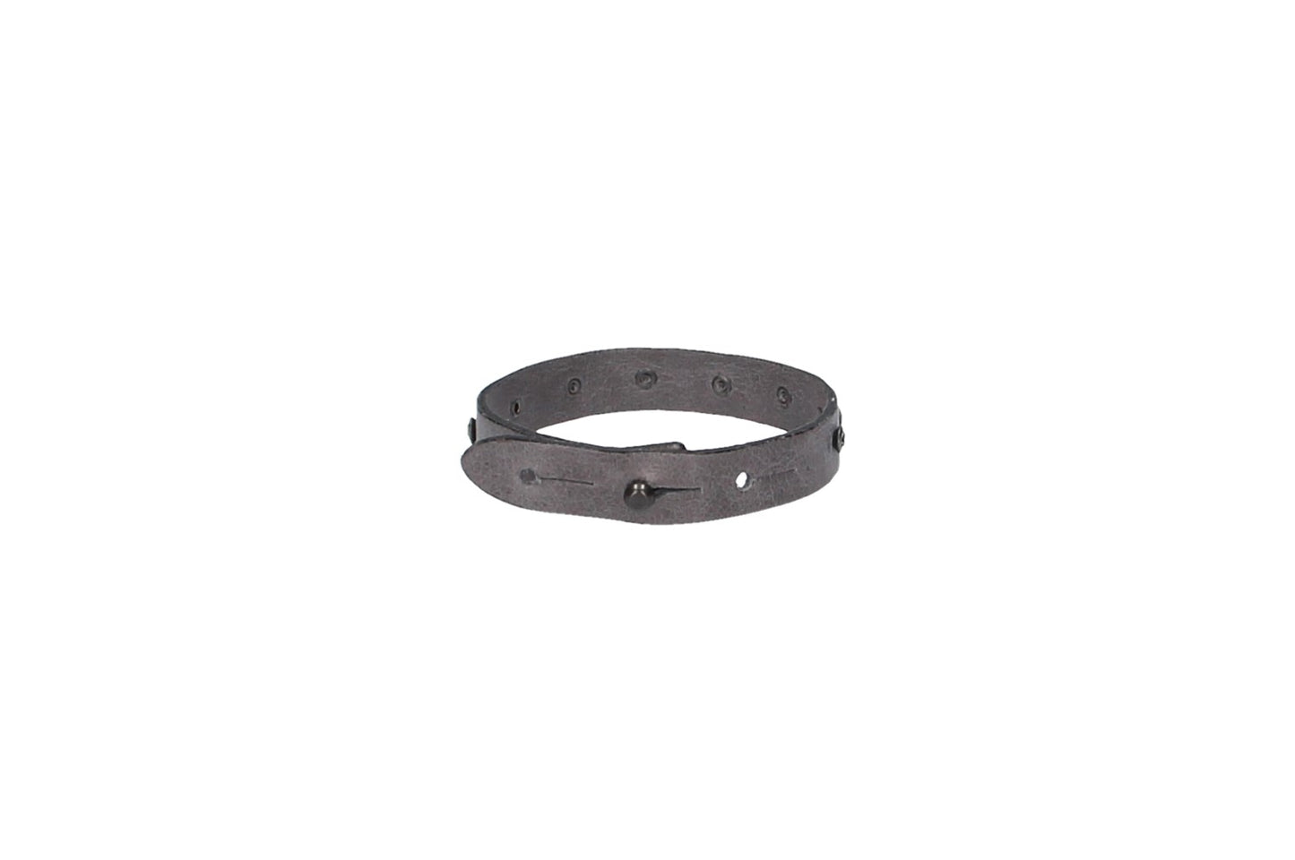 Armband mit Swarovski in Grau|Taupe aus Leder