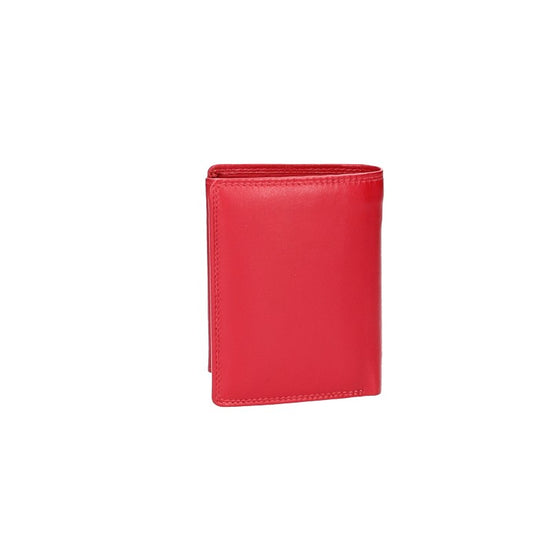 Geldbörse Hochformat in Rot aus Leder - leder-accessoires.com