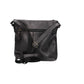 Schultertasche in Schwarz mit Vortasche