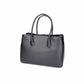 Kurzgrifftasche 34x23x13cm in Schwarz aus Leder
