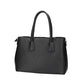 Schultertasche in Schwarz aus Leder