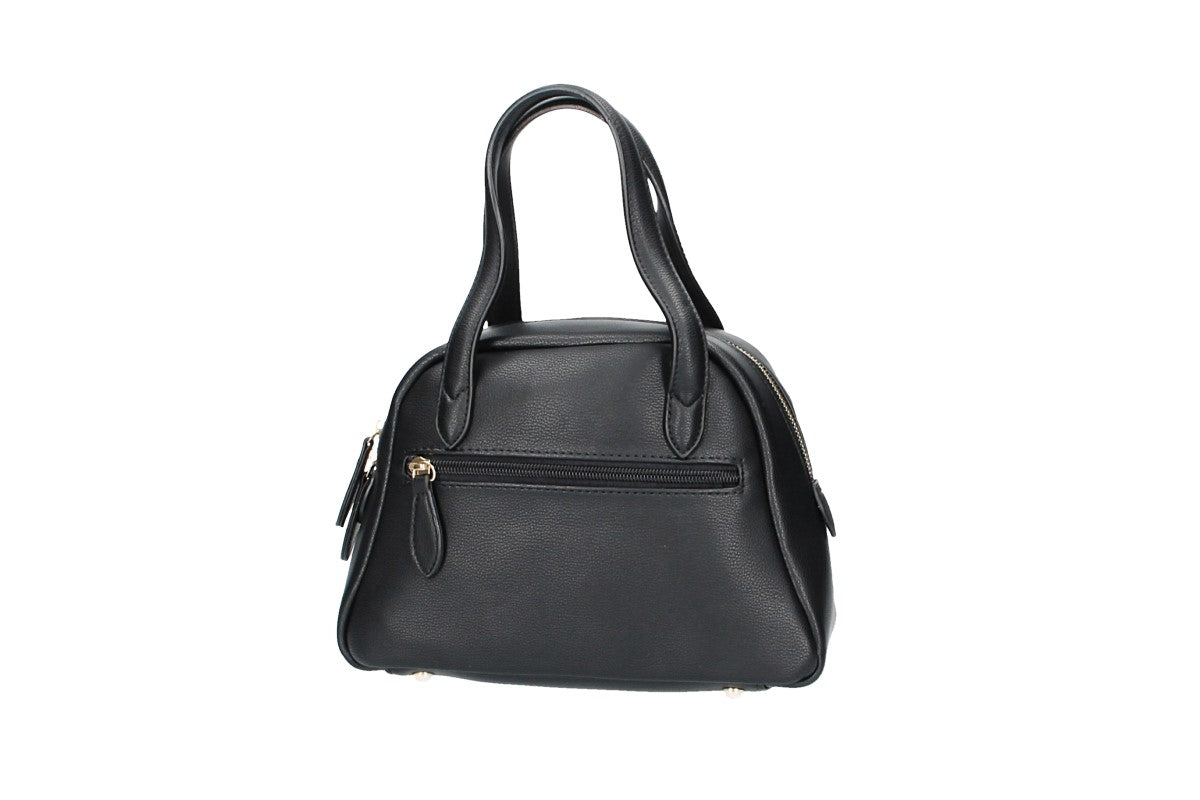 Kurzgrifftasche klein in Schwarz - leder-accessoires.com
