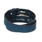 Ledergürtel Blau|Marine 40mm mit Dornschließe in Silber