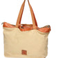 Shopper in Beige aus Canvas