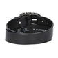Ledergürtel in Schwarz 40mm mit Schmuck-Vollschließe
