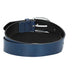 Ledergürtel 30mm in Blau | Marine mit Dornschließe in Silber