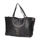 Shopper in Schwarz aus Leder