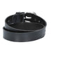 Ledergürtel Kids 25mm in Schwarz mit Schließe in Silber