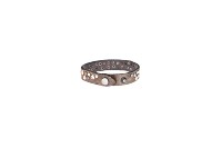 Armband  Bunt|Metallic mit  Sternen aus Leder - leder-accessoires.com