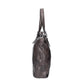 Shopper in Anthrazite mit Nieten aus Leder