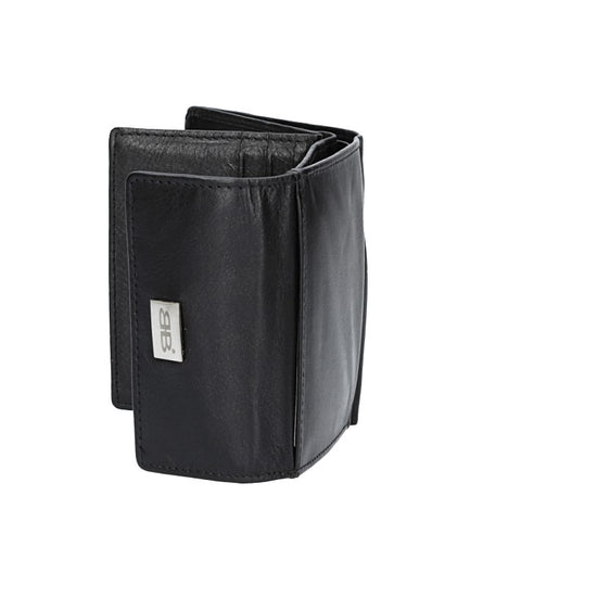 Geldbörse in Schwarz aus Leder - leder-accessoires.com