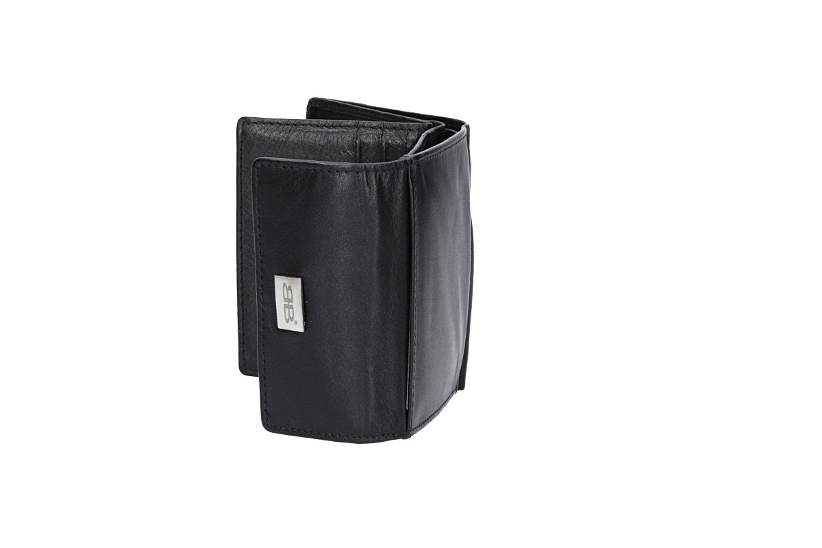 Geldbörse in Schwarz aus Leder