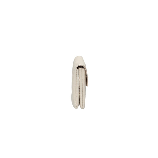 Minibörse in Beige aus Leder - leder-accessoires.com