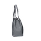 Schultertasche in Grau aus Leder