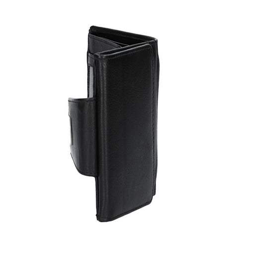 Geldbörse|Wiener Schachtel in Schwarz aus Leder - leder-accessoires.com