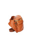 Gürteltasche aus Leder in Cognac