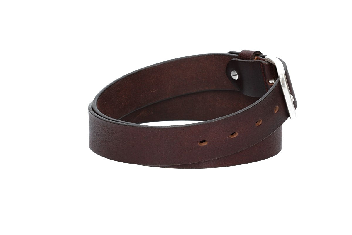 Produktbild von Uhrenarmband - Echt Leder - Kroko Prägung - Rot - 20mm Stahl