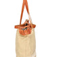 Shopper in Beige aus Canvas