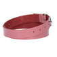Ledergürtel 30mm in Rosa mit Dornschließe in Silber