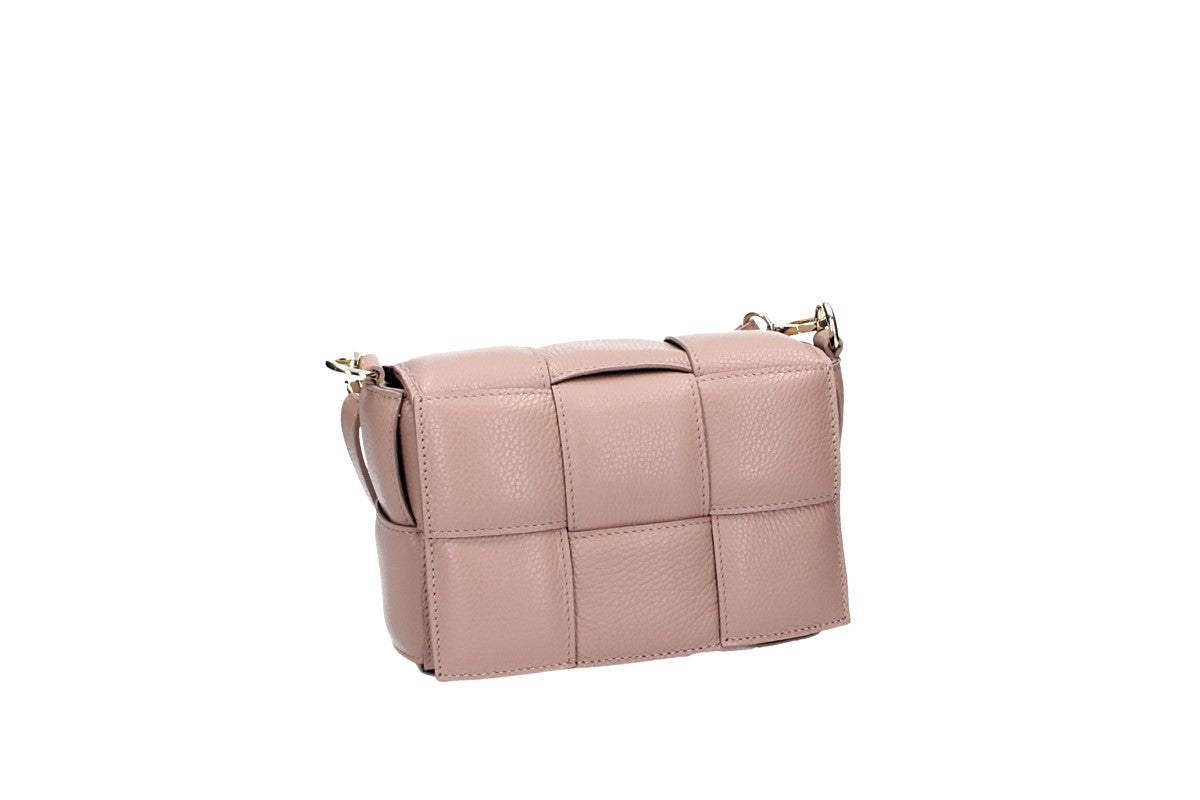Umhängetasche| Kastettenbag in Rosa aus Leder