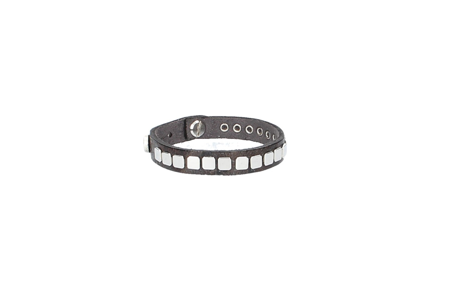 Armband Braun mit Nieten aus Leder
