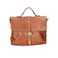 Aktentasche Ethan aus Leder in Cognac