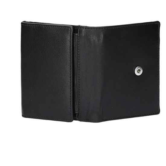 Geldbörse|Wiener Schachtel in Schwarz aus Leder - leder-accessoires.com