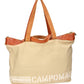 Shopper in Beige aus Canvas