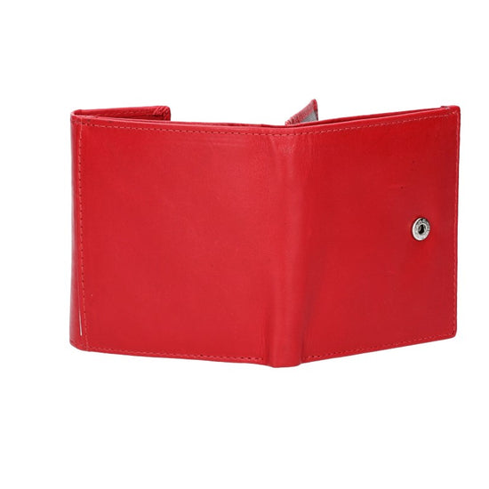 Geldbörse in Rot aus Leder - leder-accessoires.com