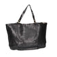 Shopper in Schwarz aus Leder