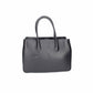 Kurzgrifftasche 34x23x13cm in Schwarz aus Leder