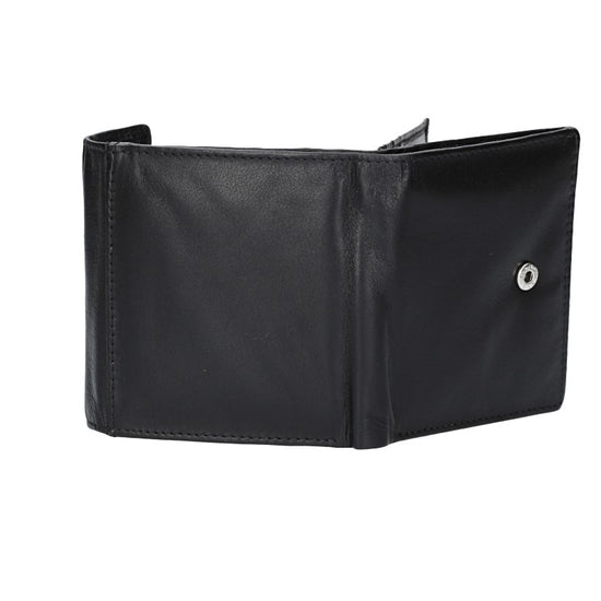 Geldbörse in Schwarz aus Leder - leder-accessoires.com