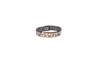 Armband  Bunt|Metallic mit  Sternen aus Leder - leder-accessoires.com