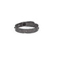 Armband mit Swarovski in Grau|Taupe aus Leder