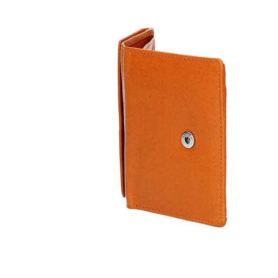 Geldbörse|Wiener Schachtel in Orange aus Leder - leder-accessoires.com