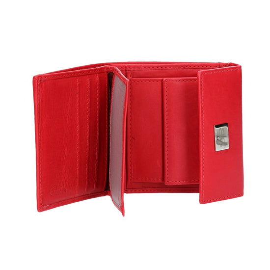 Geldbörse in Rot aus Leder - leder-accessoires.com
