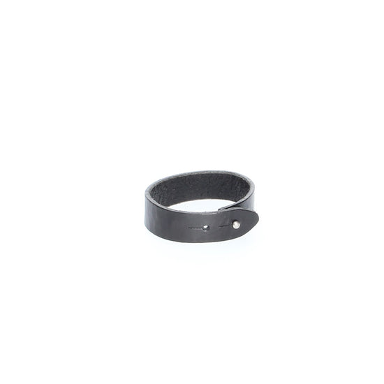 Armband Schwarz aus Leder - leder-accessoires.com